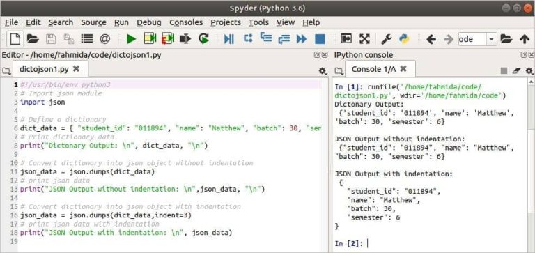 How To Convert Python Dictionary To JSON